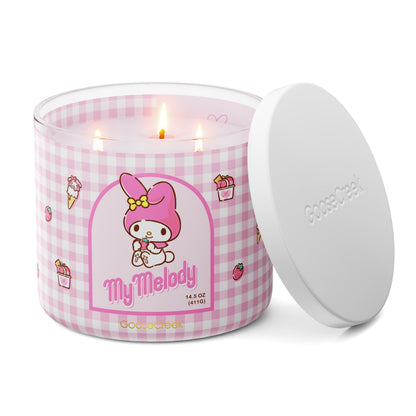 My Melody Hello Kitty 3-Wick Candle