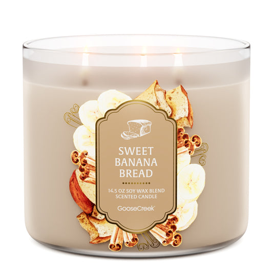 Sweet Banana Bread 3-Wick Candle